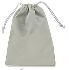 Custom Silver Velvet Bag
